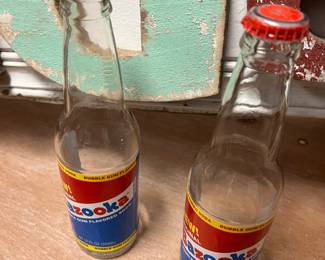 Bazooka bubble gum soda pop bottles