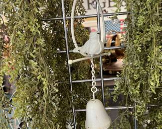 Cast iron bird wind chimes, 2