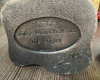 The Leonardo Collection "The Angler" pewter figure