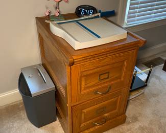 Oak Filing Cabinet