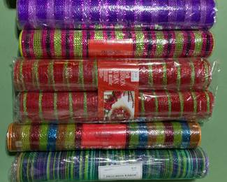 mesh ribbon - most rolls never opened