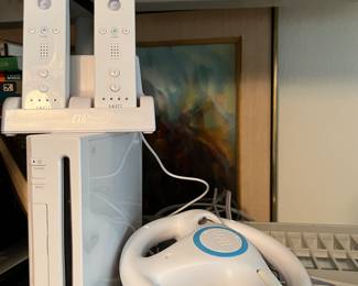 Wii with controllers 