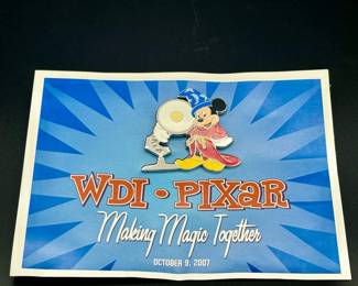 Disney WDI Pixar Cast Member Pin RARE Making Magic Together Mickey Imagineer Exclusive
