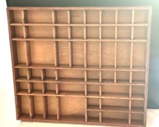 Vintage Wooden Type Drawer
