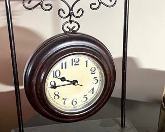 Pier 1 Bronze Color Clock