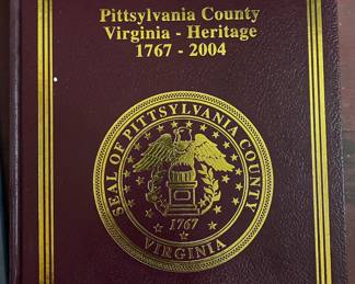 Pittsylvania County Virginia Heritage Book