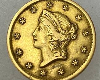 1851 One Dollar Gold