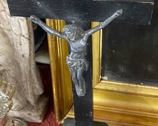 Wooden and Metal Crucifix