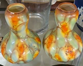 Pair of Czechoslovakian Vases