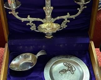 Antique Catholic Last Rites Religious Kit