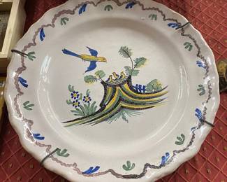 Antique Assiette French Plates