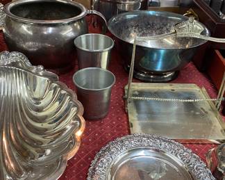 Assorted Silverplate and Pewter
