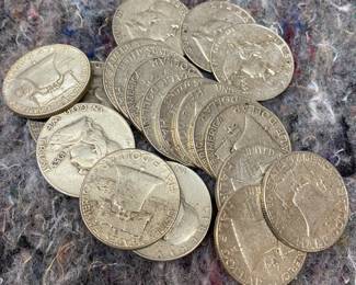 Franklin Silver Half Dollars