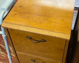 Wooden File Cabinet