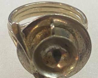 Sterling Teacup Ring
