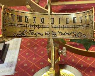 Franklin Mint Equitorial Sundial