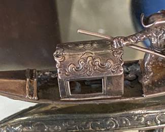 Small Silver Gondola Figure