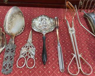 Sterling and Silverplated Serving Pieces