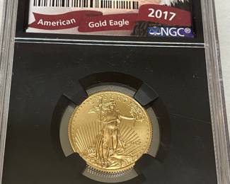 2017 Ten Dollar Gold Eagle MS70