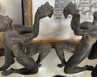 Art Deco Egyptian Revival Figures