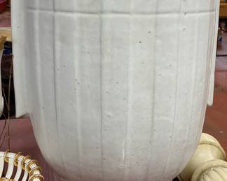 Large Unmarked Pottery Floor Vase