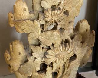 Oriental Carved Soapstone 