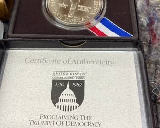 1989 Uncirculated Silver Dollar