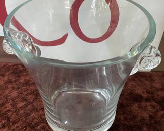 Large Crystal Ice Bucket