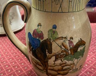Buffalo Pottery "The Fox Hunt" Jug/Pitcher