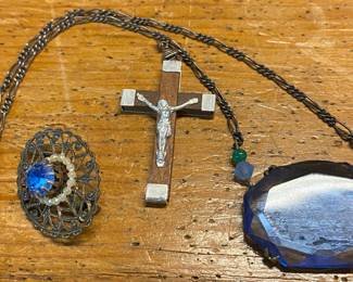 Crucifix and Old Jewelry