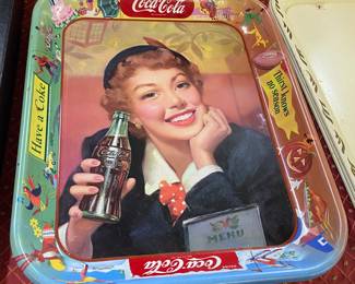 Vintage Coca Cola Trays