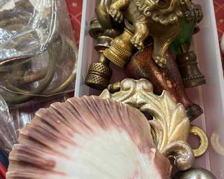 Assorted Old Lamp Finials