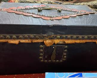 Early Box Lined with Maine Farmer Papers