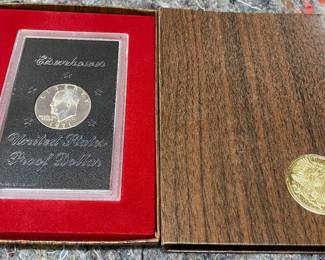 40% Silver Eisenhower Proof Silver Dollars
