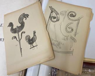 Prints, Etchings and Sketches