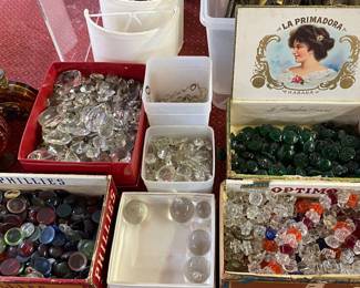 Numerous Lamp Parts and Accessories (Prisms and More)