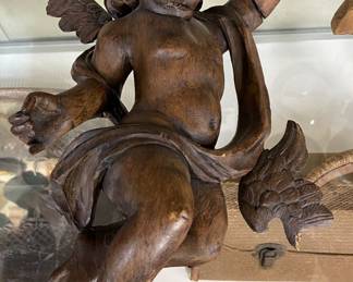 Carved Wooden Angel