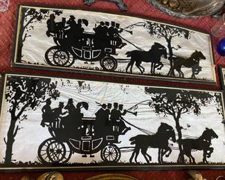 Silhouette Carriage Prints