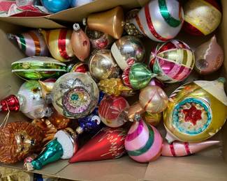 Vintage Glass Christmas Bulbs