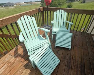 Pair of Adirondack Chairs