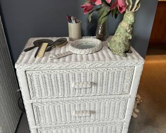 Wicker Dresser (1 of 7 matching pieces)