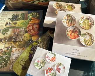 PIER ONE DECORATIVE PLATES & DISHES