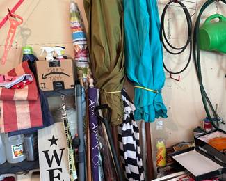 Patio Umbrellas, Flags, Flag Poles