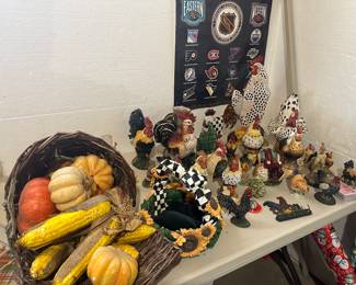Fall Decor, Rooster Decor, Chicken Decor
