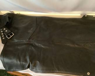 California Creation Leather Chaps Size L