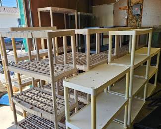 13 Plastic Storage Shelves