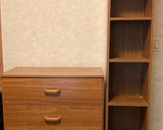 Four Door Chest Dresser Shelving Unit