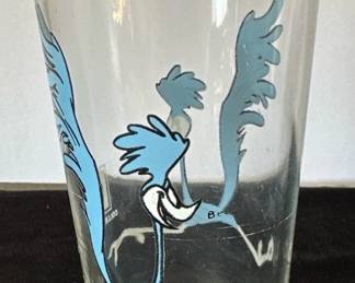 Vintage 1973 Pepsi Roadrunner Glass