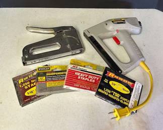 Arrow Fastener Stanley Staple Guns with Staples 
