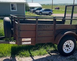Single Axle 5x8 Utility Trailer
